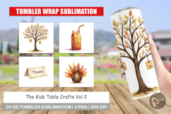 Tumbler Watercolor Kids Table Crafts Product Image 1