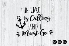 The Lake Is Calling And I Must Go SVG, Lake Saying SVG Product Image 1