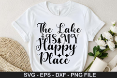 Lake Quotes SVG Design - What Happens at the Lake Stays at Product Image 3