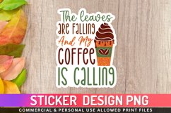 The leaves are falling Stickers PNG Product Image 1