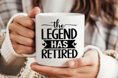 The Legend Has Retired SVG, Retirement SVG Product Image 3