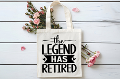 The Legend Has Retired SVG, Retirement SVG Product Image 4