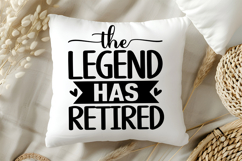 The Legend Has Retired SVG, Retirement SVG Product Image 5