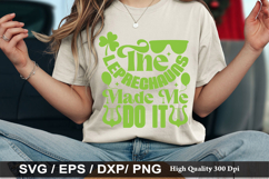 The Leprechauns Made Me Do It - St. Patrick's Day SVG Design Product Image 1