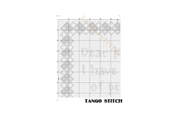 The list of people funny Karma cross stitch pattern -  Tango Stitch