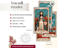 The Little Red Village Tarot Whimsical Folk Major Arcana Product Image 2