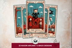 The Little Red Village Tarot Whimsical Folk Major Arcana Product Image 3