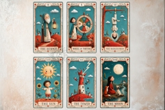 The Little Red Village Tarot Whimsical Folk Major Arcana Product Image 4