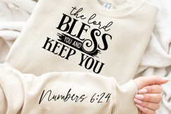 The Lord Bless You And Keep Sleeve SVG Design Product Image 2
