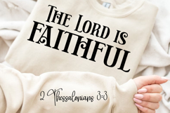 The Lord Is faithful Sleeve SVG Design, Bible Quotes SVG Product Image 2