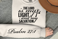 The Lord Is My Light Sleeve SVG Design Product Image 3