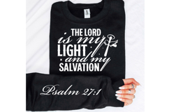 The Lord Is My Light Sleeve SVG Design Product Image 2