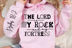 The Lord Is My Rock And My Fortress SVG Design Product Image 3