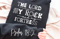 The Lord Is My Rock And My Fortress SVG Design Product Image 2
