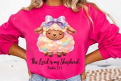 The Lord is my Shepherd PNG, Christian Easter PNG, Easter Product Image 5