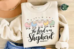 The Lord Is My Shepherd PNG, Easter Sublimation PNG Product Image 2