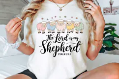 The Lord Is My Shepherd PNG, Easter Sublimation PNG Product Image 3