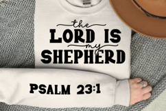 The Lord Is My Shepherd Sleeve SVG Design Product Image 3