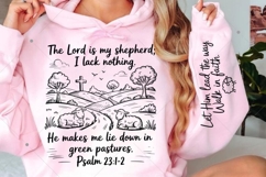 The Lord Is My Shepherd SVG PNG, Bible Verse, Faith SVG Product Image 3