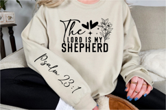 The Lord is my shepherd Sleeve SVG Product Image 3