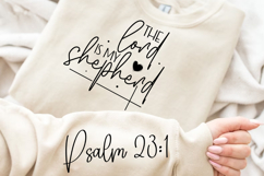 The Lord Is My Shepherd Sleeve SVG Design, Bible Quotes SVG Product Image 2