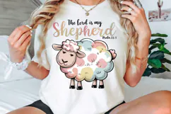 The Lord Is my Shepherd PNG, Christian Easter PNG Product Image 2