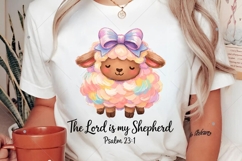 The Lord is my Shepherd PNG, Christian Easter PNG, Easter Product Image 2