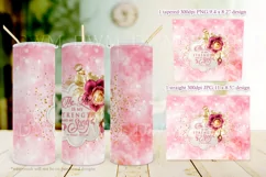 The Lord is My Strength 20oz Christian Tumbler Product Image 2