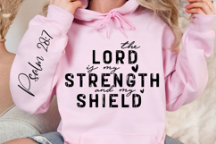 The Lord Is My Strength And My Shield SVG Design Product Image 3