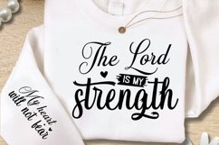 The Lord Is My Strength SVG Design Product Image 2