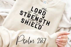 The Lord Is My Strength And My Shield SVG Design Product Image 2