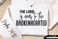 The Lord Is Near To Sleeve SVG Design Product Image 1