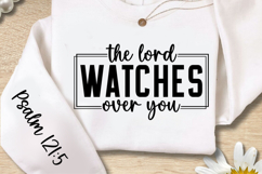 The Lord Watches Over Sleeve SVG Design Product Image 2