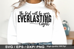 Christian SVG Design -The Lord Will Be Your Everlasting Ligh Product Image 3