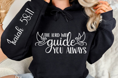 The Lord Will Guide You Always Sleeve SVG Design Product Image 3