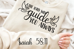 The Lord Will Guide You Always Sleeve SVG Design Product Image 2