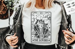 The lovers svg, the lovers tarot card svg, tarot card svg Product Image 2