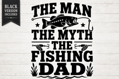 The Man The Myth The Fishing Dad SVG,, Dad Fishing svg, Product Image 2