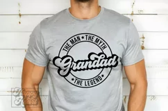 The Man The Myth Grandad SVG - Fathers Day - Best Grandad Product Image 2