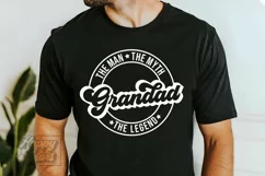 The Man The Myth Grandad SVG - Fathers Day - Best Grandad Product Image 1