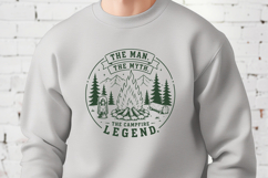 Camping Dad SVG Bundle, 7 Retro Outdoors PNG Retro Design Product Image 8
