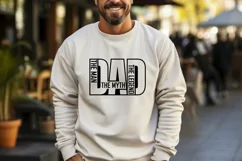 The Man The Myth The Legend Svg, Dad Quote Svg, Father's Day Product Image 2