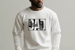 The Man The Myth The Legend Svg, Dad Quote Svg, Father's Day Product Image 2