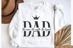 Dad The Man The Myth The Legend SVG Bundle Father’s Day svg Product Image 2