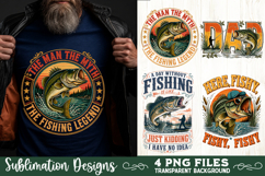 Fishing sublimation PNG, 4 Fishing PNG, Father's day PNG Product Image 9