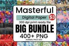 The Masterful Mega Digital Paper Bundle Product Image 1