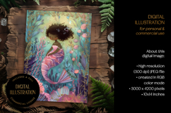 Underwater Mermaid Illustration Product Image 1