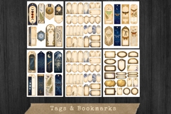 Botanical Midnight Herbarium Junk Journal Ephemera Product Image 13