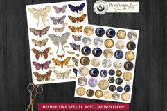 Botanical Midnight Herbarium Junk Journal Ephemera Product Image 15