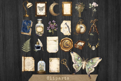 Botanical Midnight Herbarium Junk Journal Ephemera Product Image 19